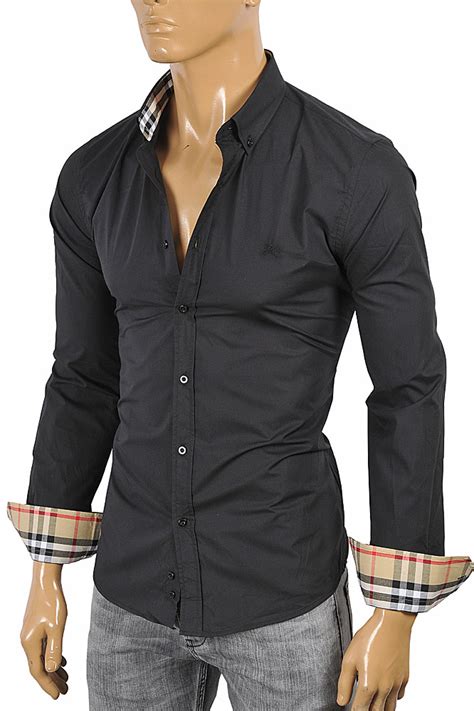 burberry shirt cheap men's|burberry men's long sleeve shirts.